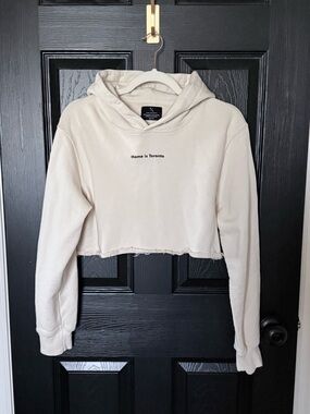 Peace Collective Cropped Hoodie